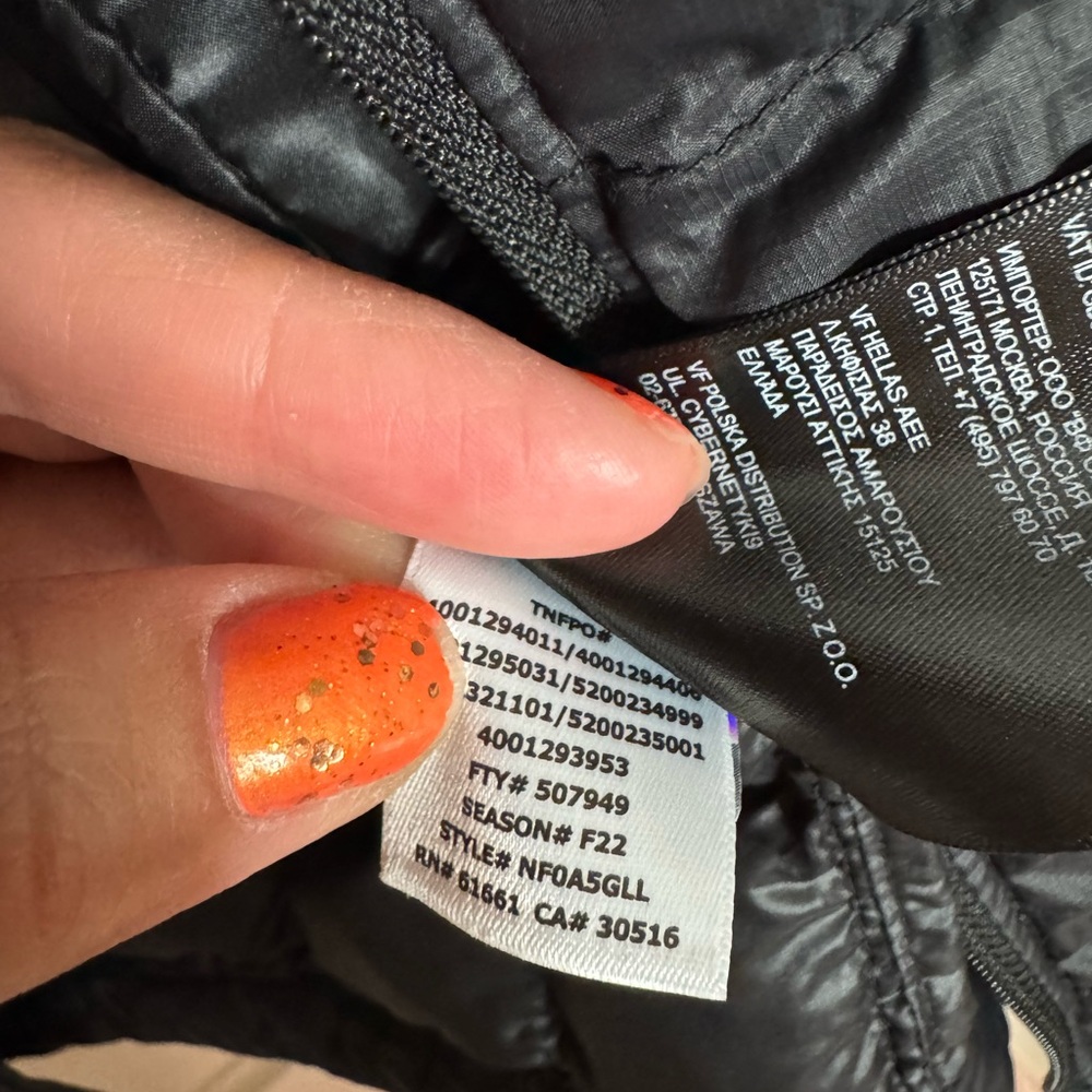 NORTH FACE 🌄 Men's Black Thermoball Puffer Jacket 🖤 (Size Medium) - Picture 8 of 17